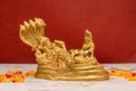 Brass Superfine Vishnu Laxmi Idol – On Sheshnag – 4.5 Inch
