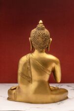Superfine Brass Buddha Statue – Abhaya Mudra – 10 Inch - Image 3