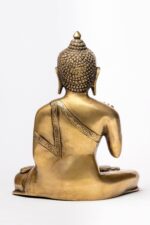 Superfine Brass Buddha Statue – Abhaya Mudra – 10 Inch - Image 3