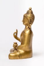 Brass Buddha Statue – Abhaya Mudra – 6′ 4″ Inch - Image 5