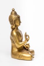 Brass Buddha Statue – Abhaya Mudra – 6′ 4″ Inch - Image 4