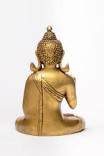 Brass Buddha Statue – Abhaya Mudra – 6′ 4″ Inch - Image 3