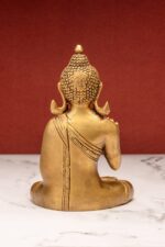 Brass Buddha Statue – Abhaya Mudra – 6′ 4″ Inch - Image 7