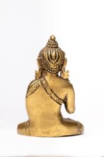 Brass Buddha Statue Miniature – Abhaya Mudra – 3 Inch - Image 3
