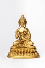 Brass Buddha Statue – Abhaya Mudra – 4 Inch - Image 6