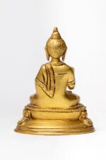 Brass Buddha Statue – Abhaya Mudra – 4 Inch - Image 3