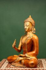 Superfine Brass Buddha Statue – Abhaya Mudra – 12 Inch - Image 2
