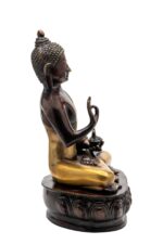 Brass Buddha Statue – With Base – Abhaya Mudra – 13 Inch - Image 5