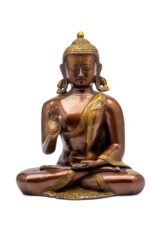 Brass Buddha Statue – Abhaya Mudra – 13 Inch - Image 5