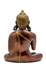 Brass Buddha Statue – Abhaya Mudra – 13 Inch - Image 3