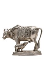 Brass Superfine Holy Cow with Calf – Carved – 5 Inch - Image 7