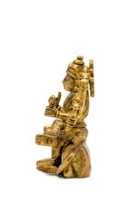 Superfine Brass Maa Durga Idol on Lion – Ashtabhuja – 4.75 Inch - Image 3