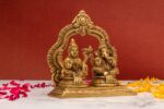 Brass Superfine Ganesh Laxmi Idol – 5.5 Inch - Image 8