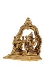 Brass Superfine Ganesh Laxmi Idol – 5.5 Inch - Image 5