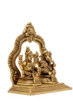 Brass Superfine Ganesh Laxmi Idol – 5.5 Inch - Image 4