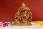 Brass Superfine Ganesh Laxmi Idol – 5.5 Inch - Image 2