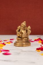 Brass Ganesh Idol Miniature – 2’3″ Inch - Image 5