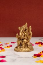 Brass Ganesha Bappa Idol – 2’3″ Inch - Image 2