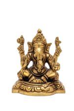 Superfine Brass Ganesh Idol – Sushumna – 2.5 Inch - Image 3