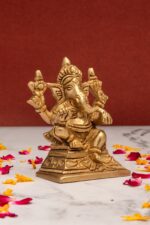 Superfine Brass Ganesha Idol – Vighnaharta – 3’9″ Inch - Image 5