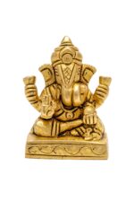Superfine Dabroo Seth Brass Ganesha Idol – 3 Inch - Image 5