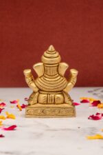Superfine Dabroo Seth Brass Ganesha Idol – 3 Inch - Image 6