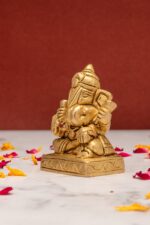 Superfine Dabroo Seth Brass Ganesha Idol – 3 Inch - Image 8