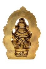 Superfine Lord Brass Ganesha Idol – With Frame – Vighnaharta – 4 Inch - Image 8