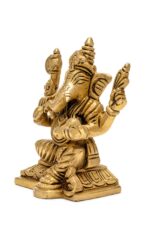Superfine Brass Ganesh Idol – Siddhivinayak – 4.5 Inch - Image 3