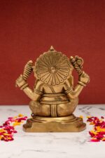 Superfine Lord Brass Ganesh Idol – 6 Inch - Image 7