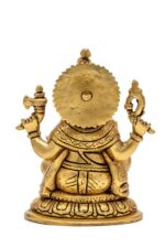 Superfine Lord Brass Ganesh Idol – 7.5 Inch - Image 3