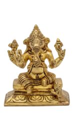 Superfine Brass Lord Ganesh Idol – Siddhivinayak – 3.5 Inch - Image 2