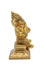 Superfine Brass Lord Ganesh Idol – Siddhivinayak – 3.5 Inch - Image 7