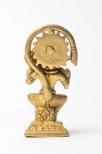 Sitting Brass Hanuman Idol – Aashirwaad Mudra – 4 Inch - Image 7
