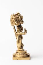 Standing Panchmukhi Brass Hanuman Idol – 4 Inch - Image 4