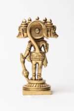 Standing Panchmukhi Brass Hanuman Idol – 4 Inch - Image 2