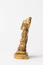 Sitting Brass Hanuman Idol Miniature – 2.5 Inch - Image 5