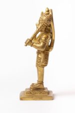 Standing Brass Hanuman Idol – Aashirwad Mudra – 6 Inch - Image 4
