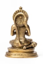 Sitting Brass Hanuman Idol – Anjali Mudra ( Folding Hands ) – 5.5 Inch - Image 3