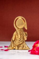 Sitting Brass Hanuman Idol – 3 Inch - Image 3