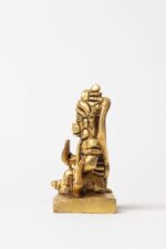 Sitting Brass Hanuman Idol Miniature – Aashirwaad Mudra – 2.5 Inch - Image 4