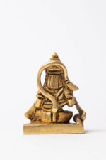 Sitting Brass Hanuman Idol Miniature – Aashirwaad Mudra – 2.5 Inch - Image 3
