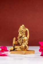Sitting Brass Hanuman Idol Miniature – Aashirwaad Mudra – 2.5 Inch - Image 8