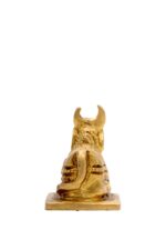 Brass Nandi Miniature Idol – 1.5 Inch - Image 3