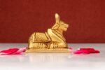 Brass Nandi Miniature Idol – 2 Inch - Image 8