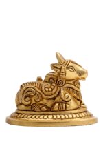 Superfine Brass Nandi Idol – Beautifully Carved – 2.5 Inch - Image 8