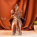 Handcrafted Dhokra Brass Elephant – Timeless Indian Art (Limited Edition) - Image 3