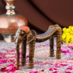 Handcrafted Dhokra Brass Tribal Elephant – Timeless Indian Art