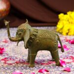 Handcrafted Dhokra Brass Tribal Elephant – Timeless Indian Art - Image 5