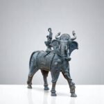 Handcrafted Nandi Dhokra Brass Tribal Elephant – Timeless Indian Art - Image 2